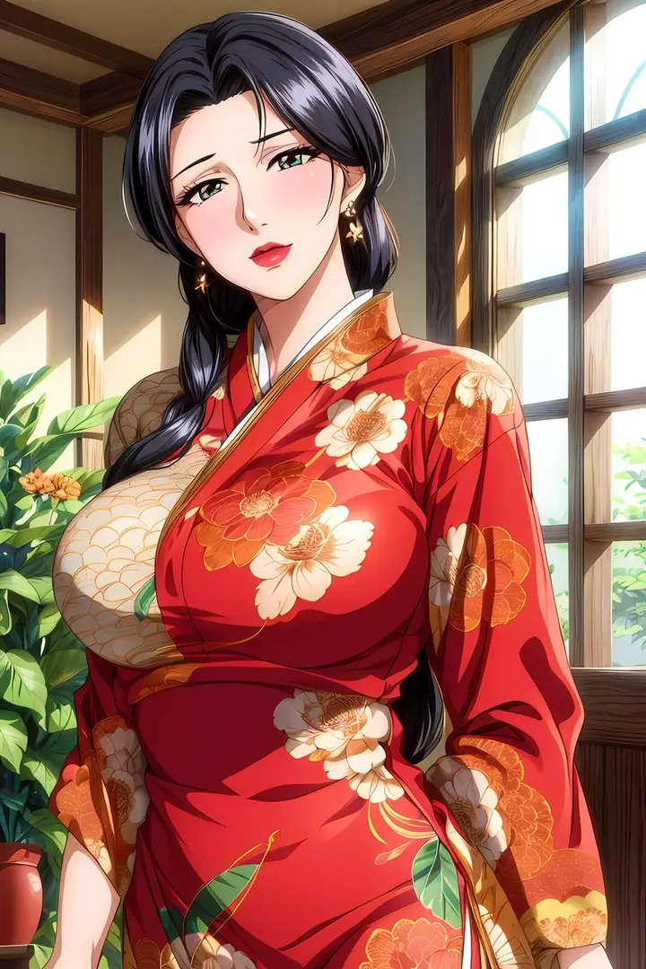 漫画《[AI绘画]美人母亲集成肉嫁高柳家》第10话第100张图