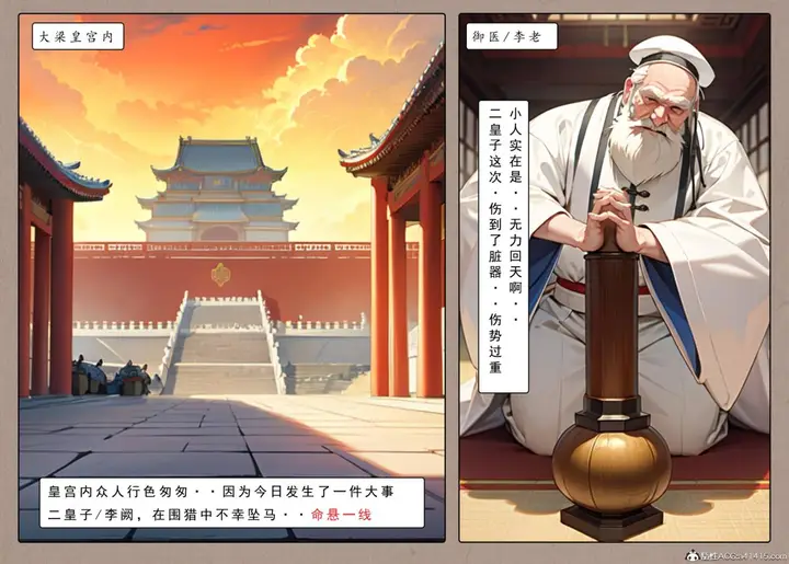 漫画《[AI漫画]册母为后》01第4张图