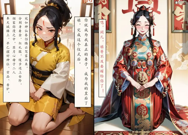 漫画《[AI漫画]册母为后》06最终章第100张图