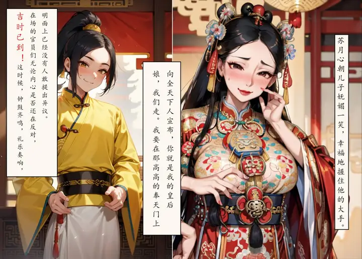 漫画《[AI漫画]册母为后》06最终章第99张图