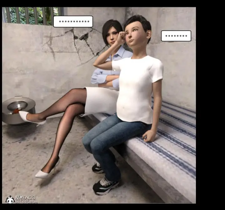 漫画《[3D]绑架王阿姨+表姐往事[黑丝]》绑架王阿姨_3第31张图