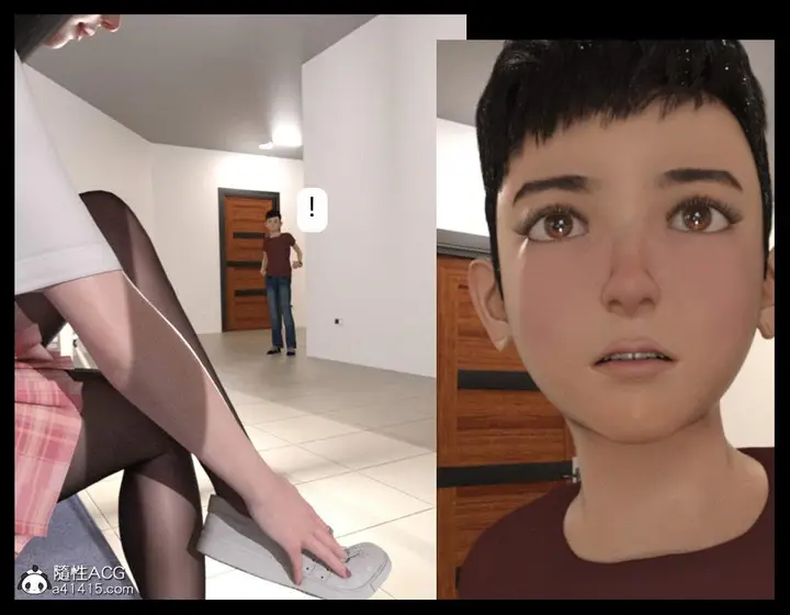 漫画《[3D]绑架王阿姨+表姐往事[黑丝]》表姐往事_1第39张图