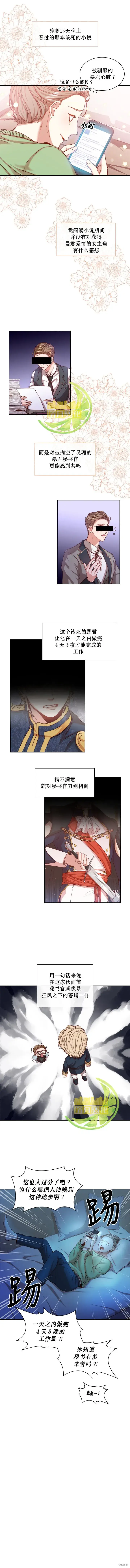 漫画《成为暴君的秘书官》第1话第2张图