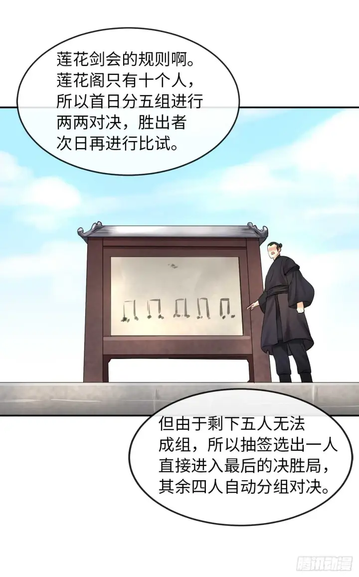 漫画《废柴重生之我要当大佬》37.莲花剑会第23张图