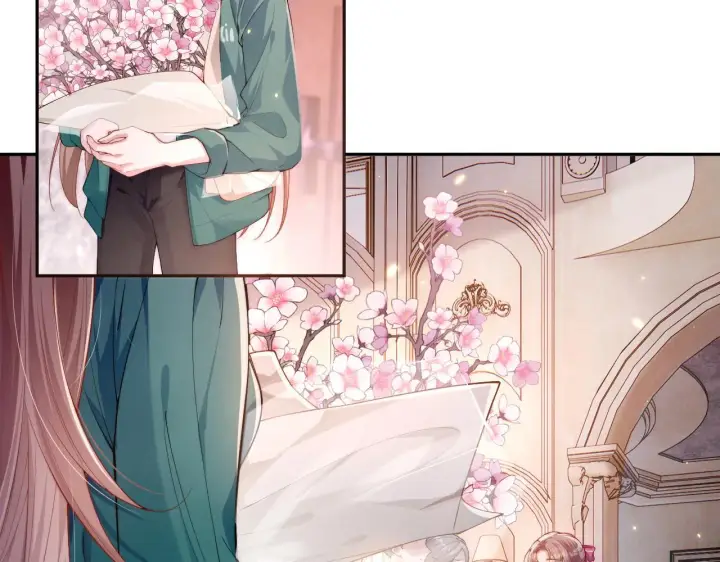 漫画《豪门大小姐她撕了白月光剧本》第6话 是谁送颜汐的花？第52张图
