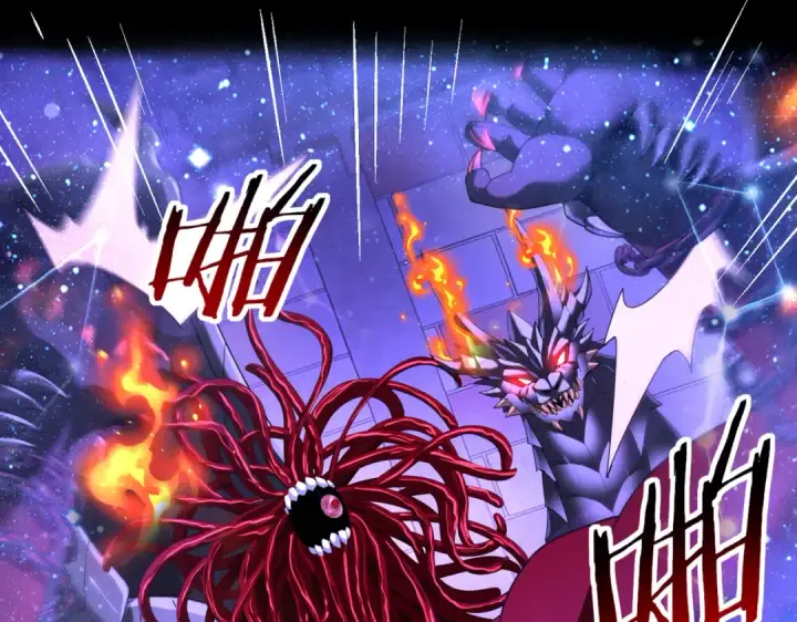 漫画《全民转职：驭龙师是最弱职业？》第76话 末日坠落VS血刃之爪第79张图