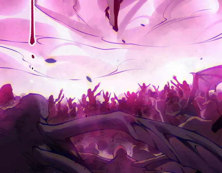 漫画《死灵法师！我即是天灾》第110话 魔王的注视！第45张图
