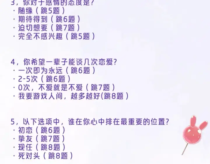 漫画《偷偷藏不住》第8期  【互动】测测你的恋爱观像谁第3张图