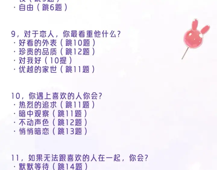 漫画《偷偷藏不住》第8期  【互动】测测你的恋爱观像谁第5张图