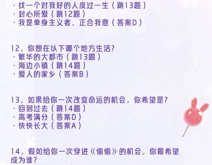 漫画《偷偷藏不住》第8期  【互动】测测你的恋爱观像谁第6张图
