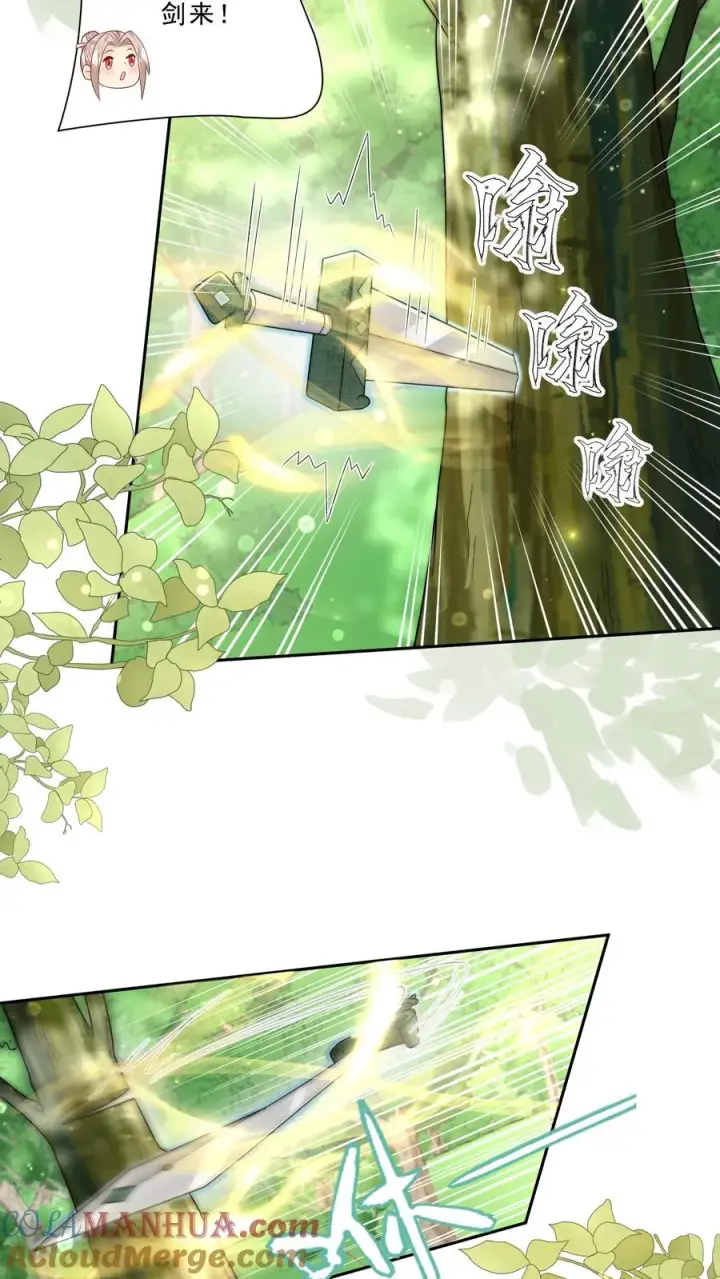 漫画《团宠萌宝：四岁小师傅下山了》第300话 以气御剑第15张图