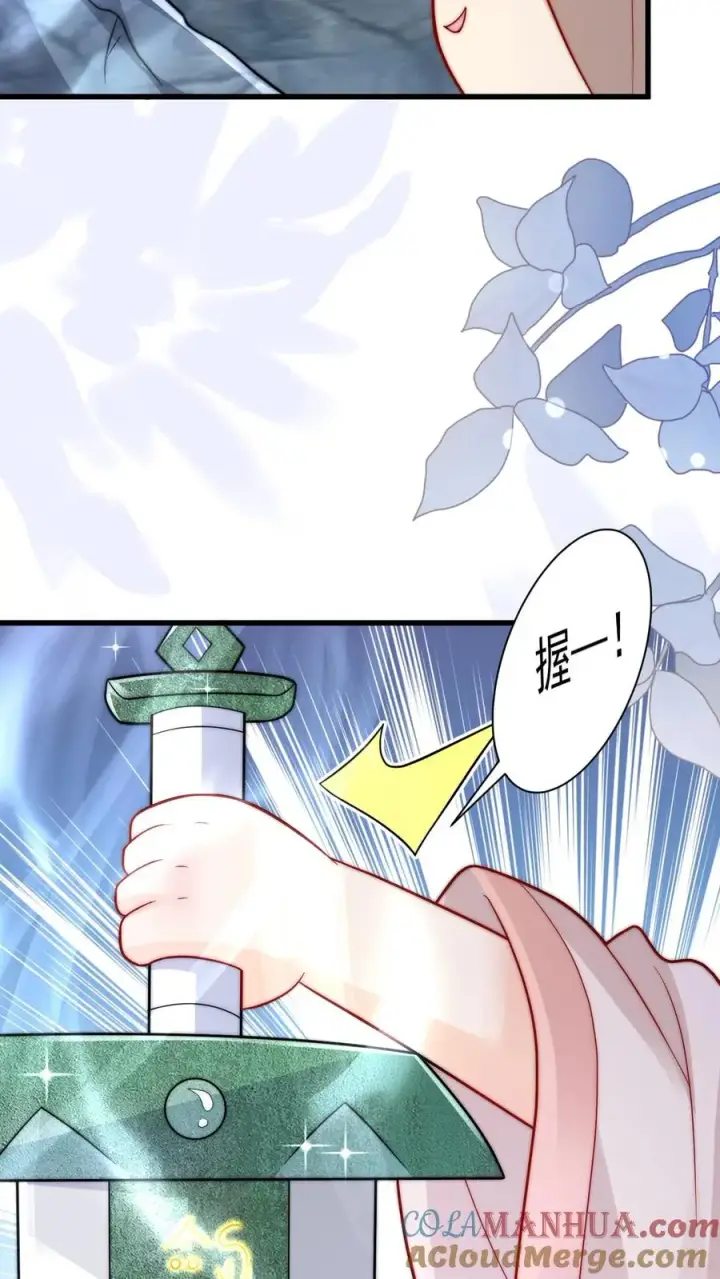 漫画《团宠萌宝：四岁小师傅下山了》第303话 两把剑的柔情蜜意第34张图