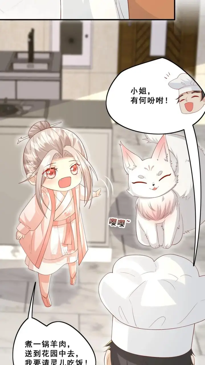 漫画《团宠萌宝：四岁小师傅下山了》第56话 小白狐灵儿第24张图