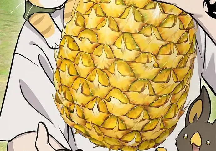 漫画《我独自在高塔种田》[第135话] 首次采摘菠萝！第289张图